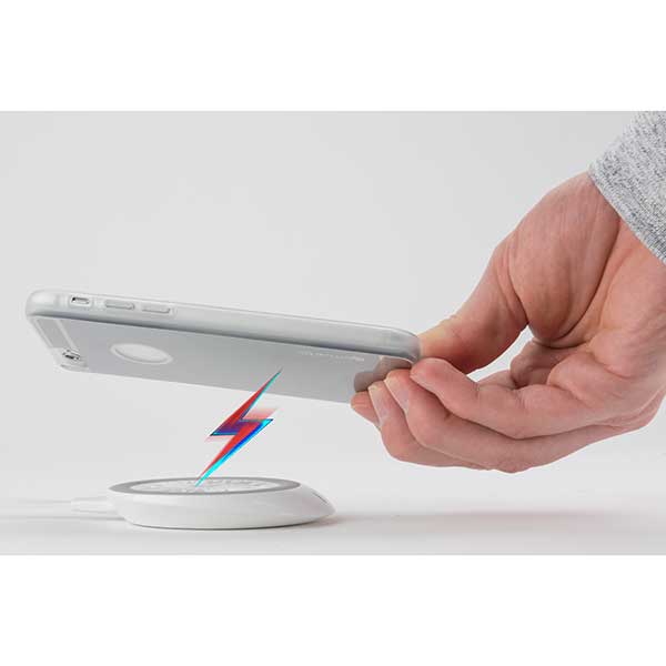 4smarts No-Touch Wireless Charging Pad Qi Ασύρματος Φορτιστής White / Grey 4smarts No-Touch Wireless Charging Pad Qi Ασύρματος Φορτιστής White / Grey