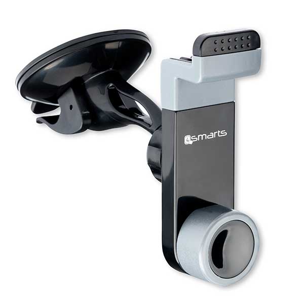 4smarts Universal Car Holder Βάση Στήριξης Κινητού Black
