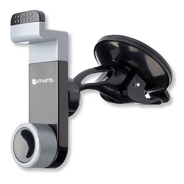 4smarts Universal Car Holder Βάση Στήριξης Κινητού Black