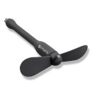 4smarts Basic Typhoon Micro Usb / Lightning Mini Fan Ανεμιστήρας Black 4smarts Basic Typhoon Micro Usb / Lightning Mini Fan Ανεμιστήρας Black