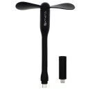 4smarts Basic Typhoon Micro Usb / Lightning Mini Fan Ανεμιστήρας Black 4smarts Basic Typhoon Micro Usb / Lightning Mini Fan Ανεμιστήρας Black