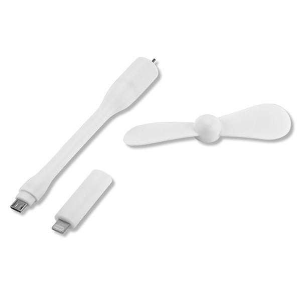 4smarts Basic Typhoon Micro Usb / Lightning Mini Fan Ανεμιστήρας White