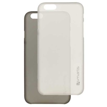 4smarts Bellevue Ultra Thin Silicone Clip Θήκη Σιλικόνης Black / White - Apple iPhone 6 Plus / 6s Plus
