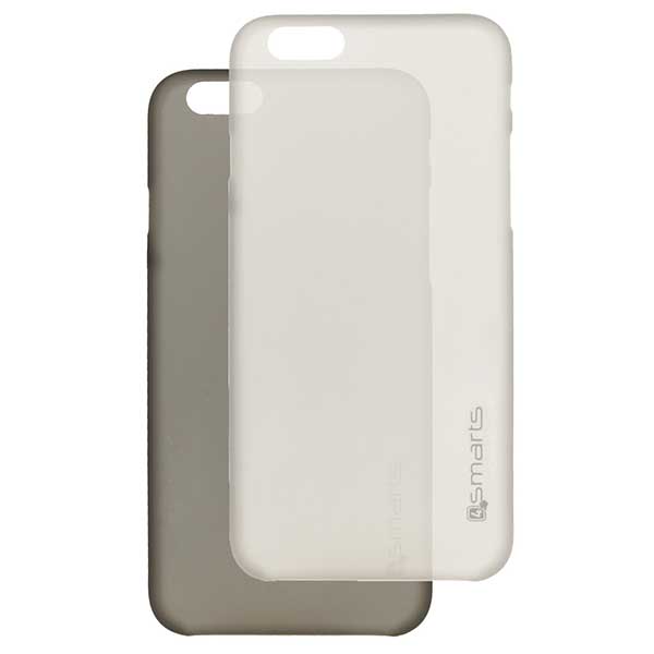 4smarts Bellevue Ultra Thin Silicone Clip Θήκη Σιλικόνης Black / White - Apple iPhone 6 Plus / 6s Plus