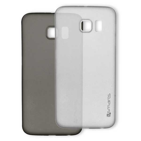 4smarts Bellevue Ultra Thin Silicone Clip Θήκη Σιλικόνης Black / White - Samsung Galaxy S7 Edge SM-G935F