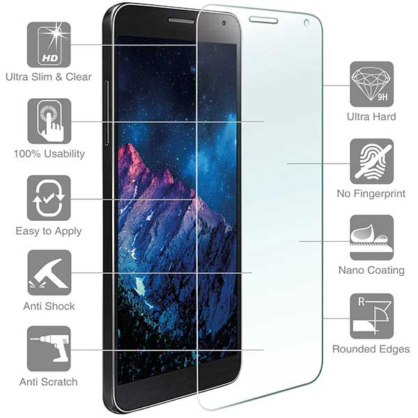 4smarts Second Tempered Glass Screen Protector - Microsoft Lumia 550
