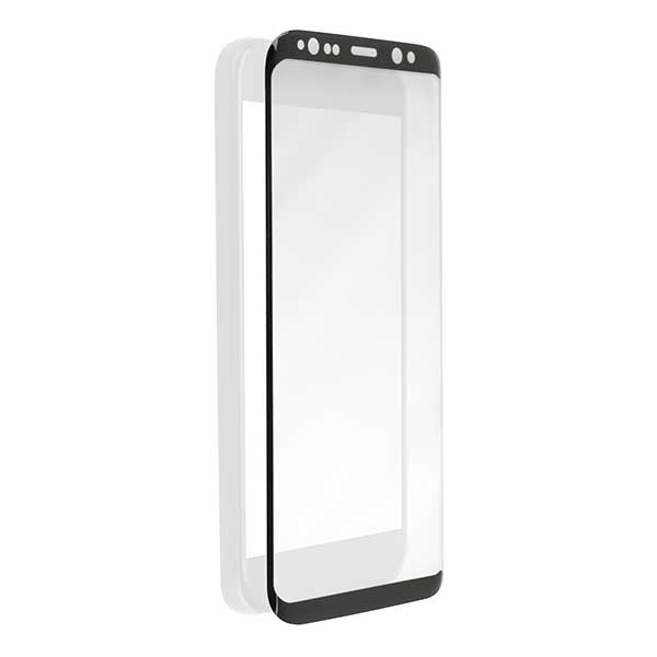 4smarts Second Tempered Glass Curved 2.5D Colour Frame Black - Samsung Galaxy S8+ Plus SM-G9556