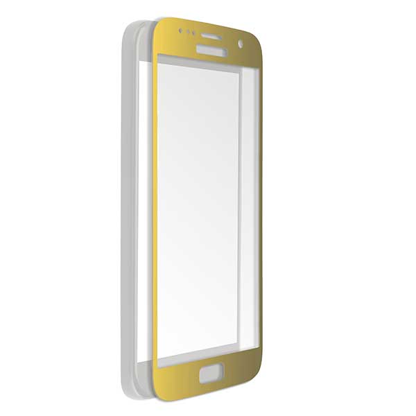 4smarts Second Tempered Glass Curved 2.5D Colour Frame Gold - Samsung Galaxy S7 SM-G930 4smarts Second Tempered Glass Curved 2.5D Colour Frame Gold - Samsung Galaxy S7 SM-G930