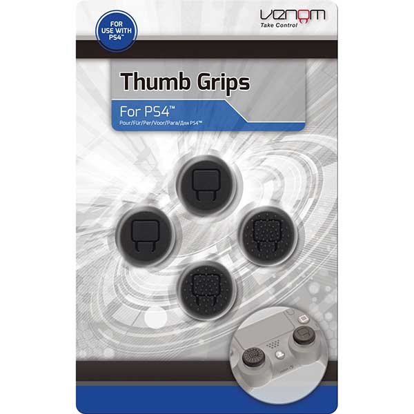 Analog Controller Thumb Stick Silicone Grip Venom 4 Pack - PS4 Controller