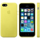 Apple Faceplate Leather Θήκη MF043 Yellow - iPhone 5 / 5S / SE