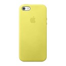 Apple Faceplate Leather Θήκη MF043 Yellow - iPhone 5 / 5S / SE