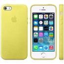Apple Faceplate Leather Θήκη MF043 Yellow - iPhone 5 / 5S / SE