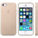 Apple Faceplate Leather Θήκη MF042 Beige - Iphone 5 / 5S / SE