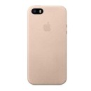 Apple Faceplate Leather Θήκη MF042 Beige - Iphone 5 / 5S / SE