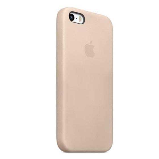 Apple Faceplate Leather Θήκη MF042 Beige - Iphone 5 / 5S / SE