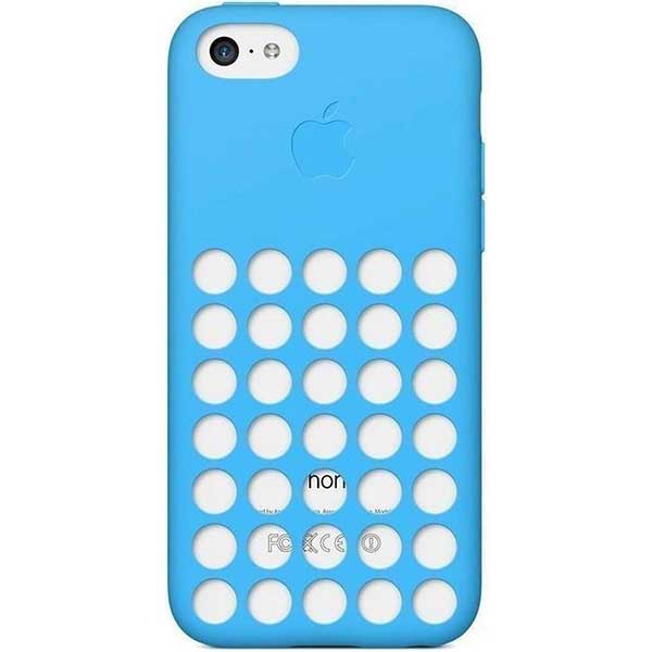 Apple Faceplate Back Cover Silicon Θήκη MF035ZM/A Blue - iPhone 5C