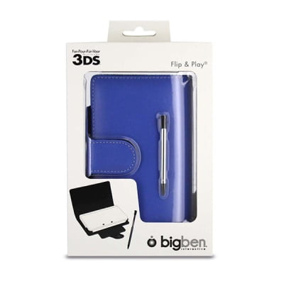 BigBen Flip & Play Case Blue για το Nintendo 3DS