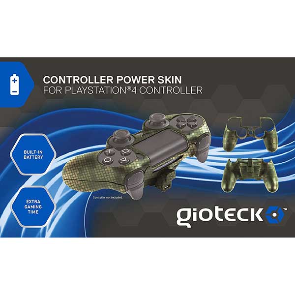 Gioteck Controller Power Skin & Battery Camo - PS4 Controller