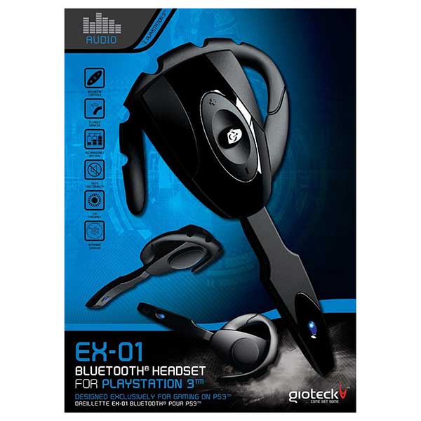 Gioteck EX-01 Bluetooth Headset Ασύρματα Ακουστικά - PS3 Console