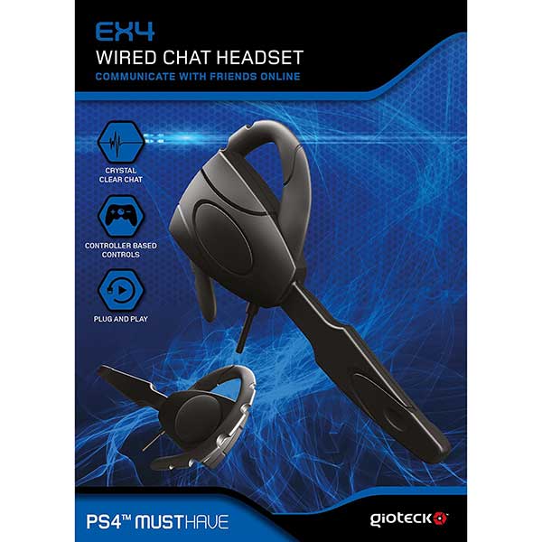 Gioteck EX4 Wired Chat Headset Ακουστικά - PS4 Console