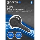 Gioteck LP1 Bluetooth Chat Headset Black Ασύρματα Ακουστικά - PS4 / PS3 / PC / Mobile