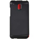 HTC Flip Case Θήκη HC V851 Black Red - HTC One Μini M4