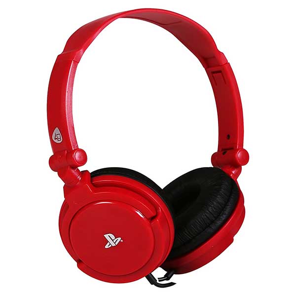 Headset 4Gamers PRO4-10 Stereo Gaming Ακουστικά Wired Red - PS4 / PS Vita