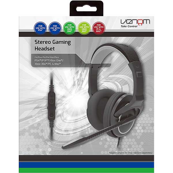 Headset Venom Stereo Gaming Headset Ακουστικά - PS4 / PSP / Xbox One / Xbox 360 / PC