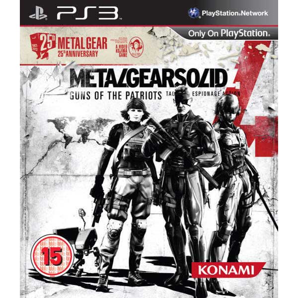Metal Gear Solid 4 Guns Of The Patriots 25th Anniversary - PS3 Game