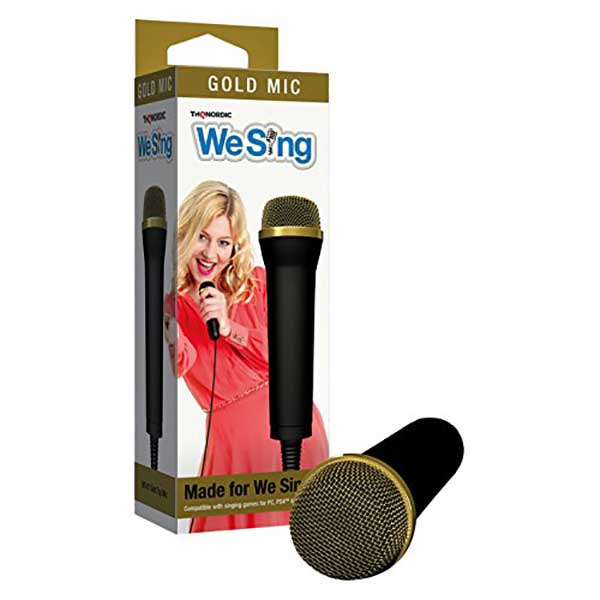 Microphone We Sing Gold Top Μικρόφωνο - PS4 / PS3 / Xbox One / Xbox 360 / Wii / Wii U