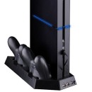 Multi Charging & Cooling Stand Βάση Black - PS4 Fat Console