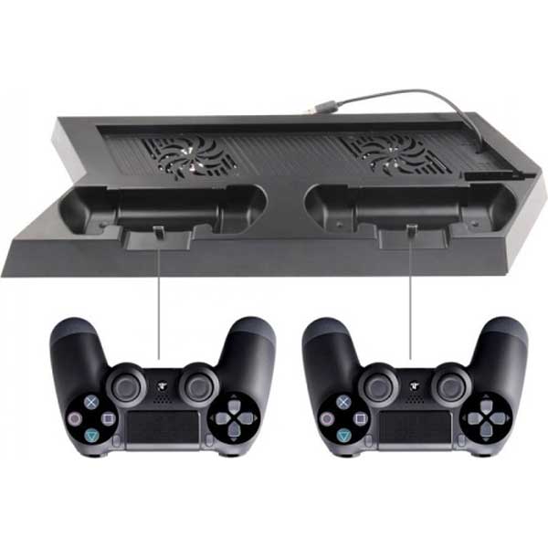 Multi Charging & Cooling Stand Βάση Black - PS4 Fat Console