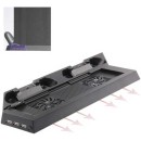 Multi Charging & Cooling Stand Βάση Black - PS4 Fat Console