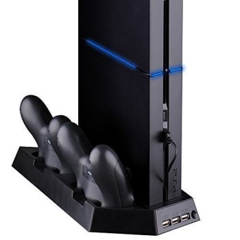 Multi Charging & Cooling Stand Βάση Black - PS4 Fat Console Multi Charging & Cooling Stand Βάση Black - PS4 Fat Console