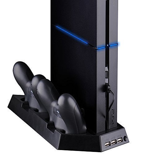 Multi Charging & Cooling Stand Βάση Black - PS4 Fat Console