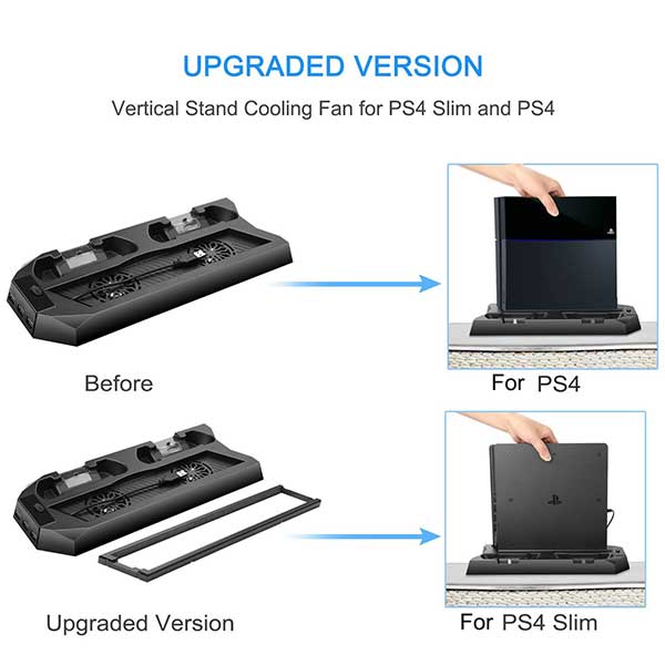 Multi Charging & Cooling Stand Βάση - PS4 Slim / PS4 Fat Console