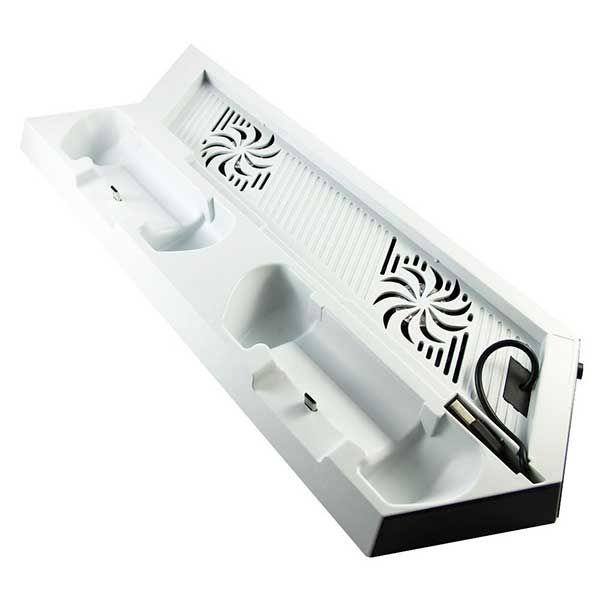 Multi Charging & Cooling Stand Βάση White - PS4 Fat Console