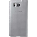 Samsung Cover S-View Θήκη EF-CG850BS Silver - Galaxy Alpha SM-G850F