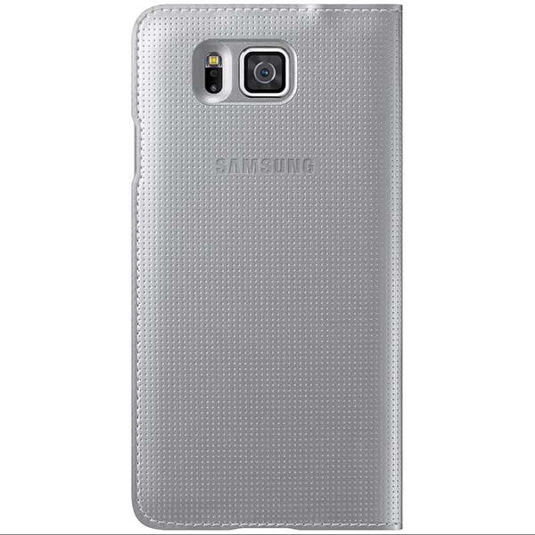 Samsung Cover S-View Θήκη EF-CG850BS Silver - Galaxy Alpha SM-G850F