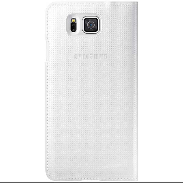 Samsung Cover S-View Θήκη EF-CG850BW White - Galaxy Alpha SM-G850F