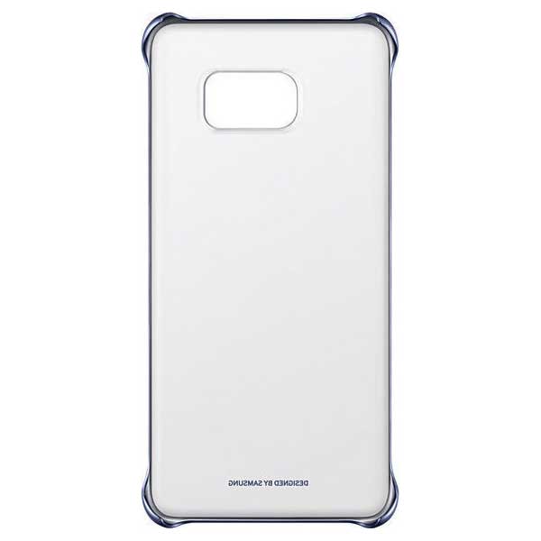 Samsung Faceplate Clear Cover Θήκη EF-QG928CB Blue / Black - Galaxy S6 Edge Plus SM-G928F
