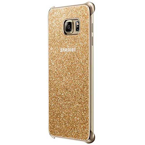 Samsung Faceplate Glitter Cover Case Θήκη EF-XG928CF Gold - Galaxy S6 Edge Plus SM-G928F