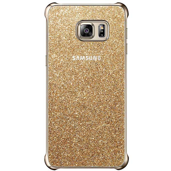 Samsung Faceplate Glitter Cover Case Θήκη EF-XG928CF Gold - Galaxy S6 Edge Plus SM-G928F
