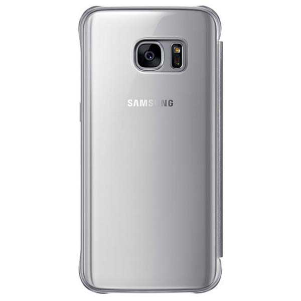 Samsung Flip Case Clear View Θήκη EF-ZG930CS Silver - Galaxy S7 SM-G930F