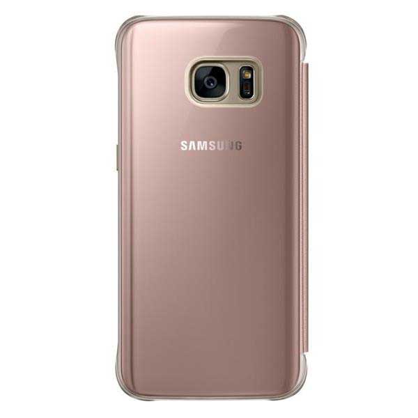 Samsung Flip Case Clear View Θήκη EF-ZG930CZ Pink - Galaxy S7 SM-G930F