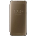 Samsung Flip Case Clear View Θήκη EF-ZG935CF Gold - Galaxy S7 Edge SM-G935F