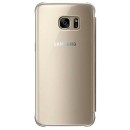 Samsung Flip Case Clear View Θήκη EF-ZG935CF Gold - Galaxy S7 Edge SM-G935F