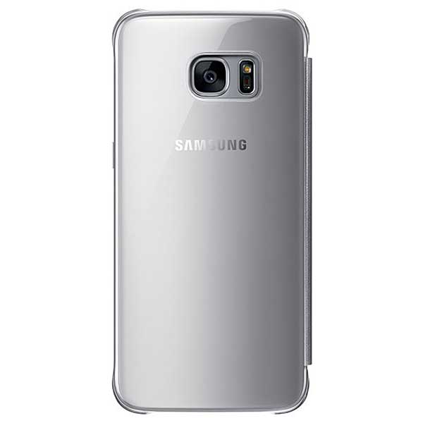 Samsung Flip Case Clear View Θήκη EF-ZG935CS Silver - Galaxy S7 Edge SM-G935F