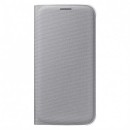 Samsung Flip Case Fabric Θήκη EF-WG920BS Silver - Galaxy S6 SM-G920F