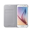 Samsung Flip Case Fabric Θήκη EF-WG920BS Silver - Galaxy S6 SM-G920F